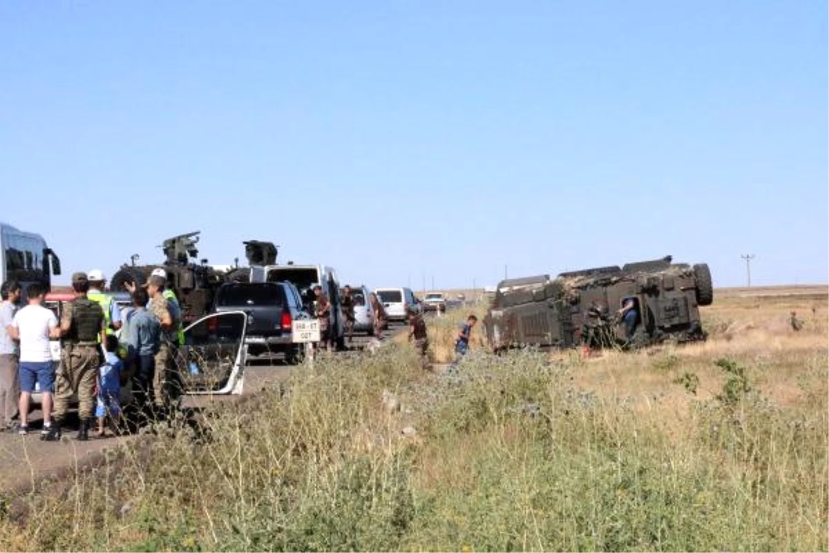 Şanlıurfa\'da Zırhlı Araç Devrildi: 6 Polis Yaralandı