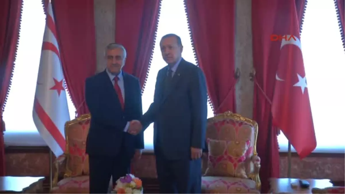 Cumhurbaşkanı Erdoğan KKTC Cumhurbaşkanı Akıncı Ile Görüştü