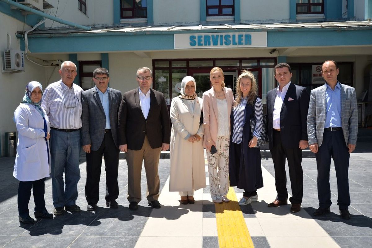 Milletvekili Eldemir ve Başkan Bakıcı\'dan Hastane Ziyareti