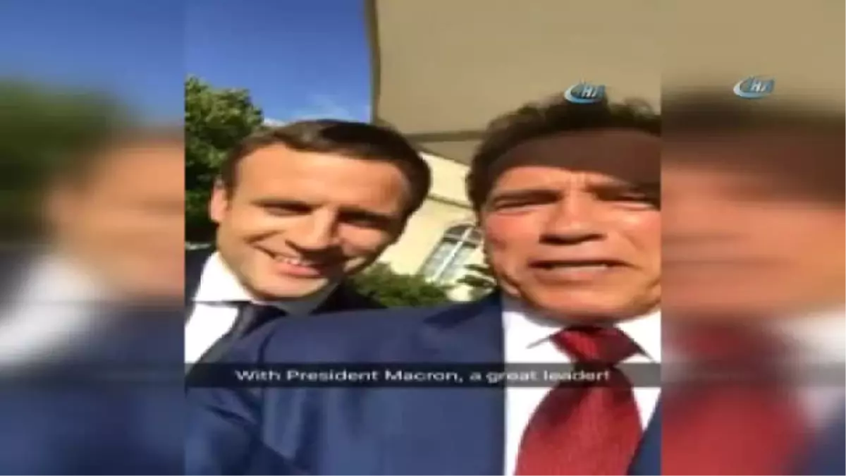 Arnold Schwarzenegger, Elysee Sarayı\'nda