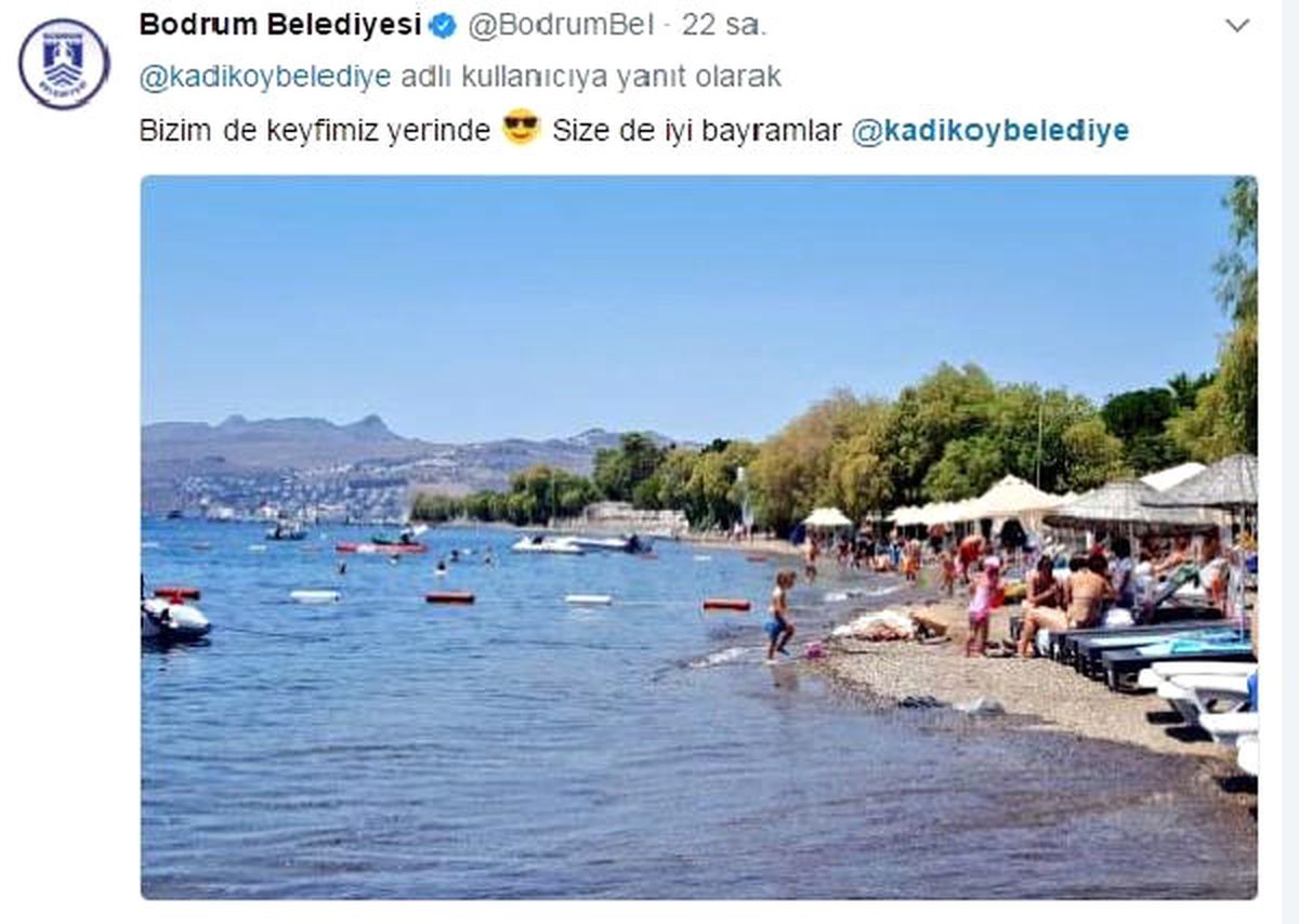 Belediyelerin Karşılıklı Bayram Mesajları Gülümsetti