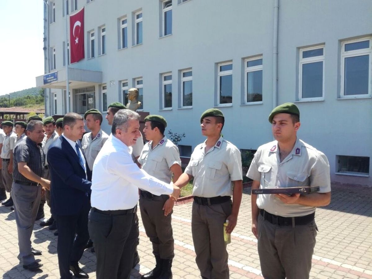 Çan\'da Bayramlaşma Töreni