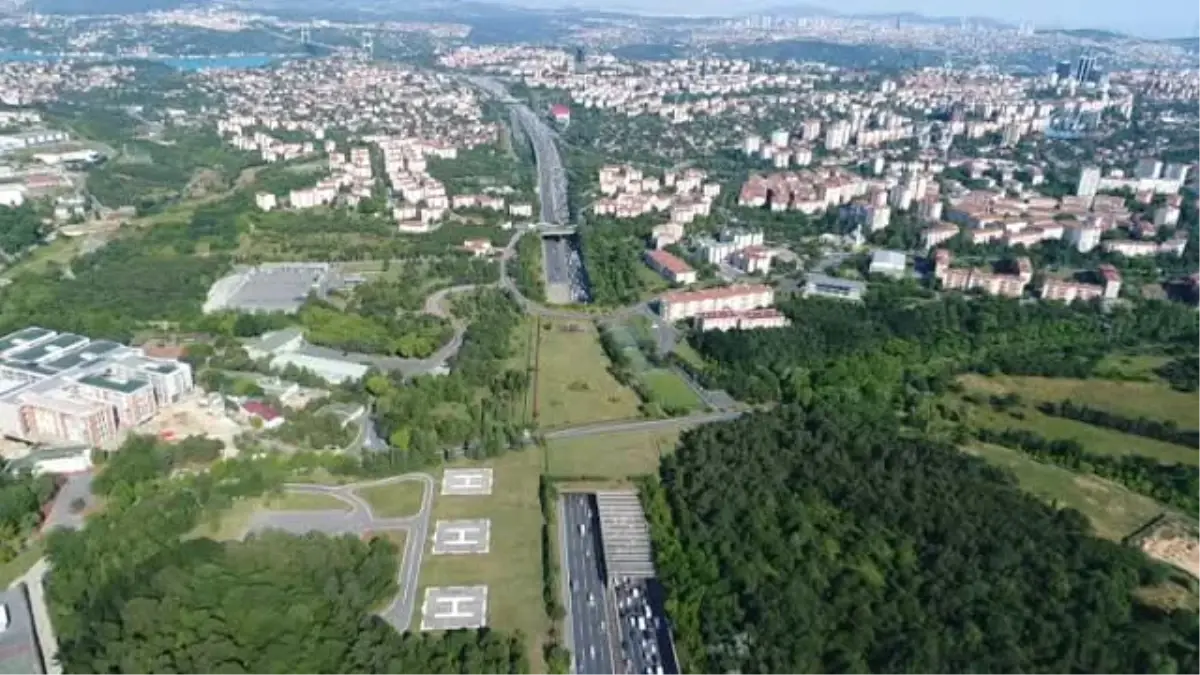 Fsm Köprüsü İstikameti Bayram Trafiği Havadan Görüntülendi