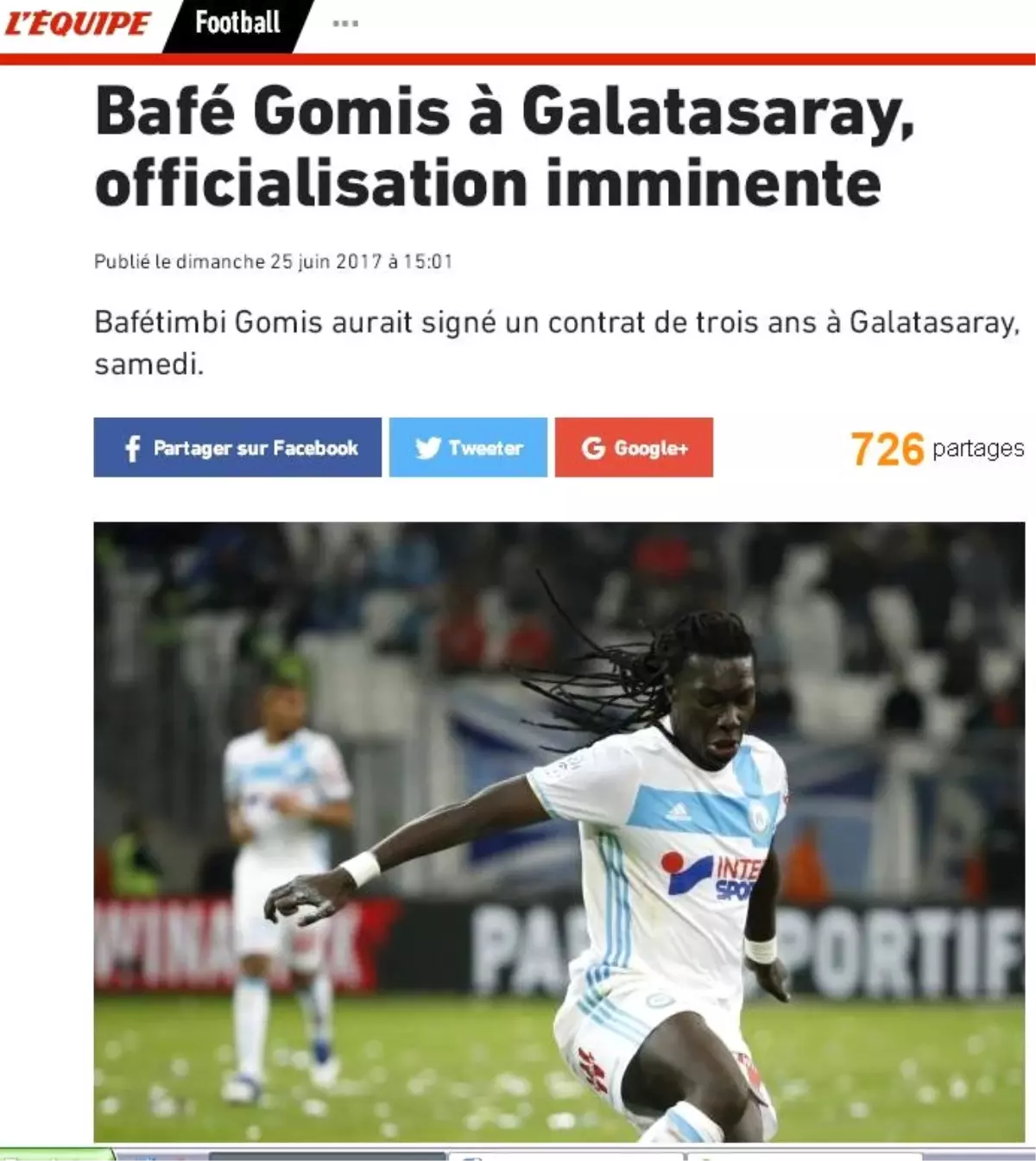 Gomis\'in Transferini Duyurdular