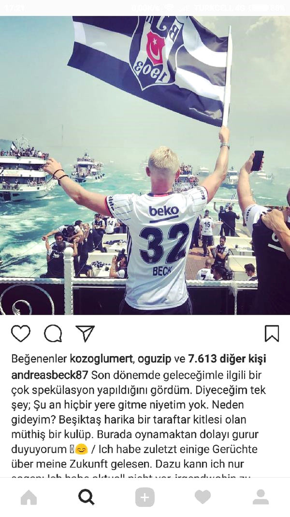Andreas Beck\'ten Transfer Söylentilerine Yanıt