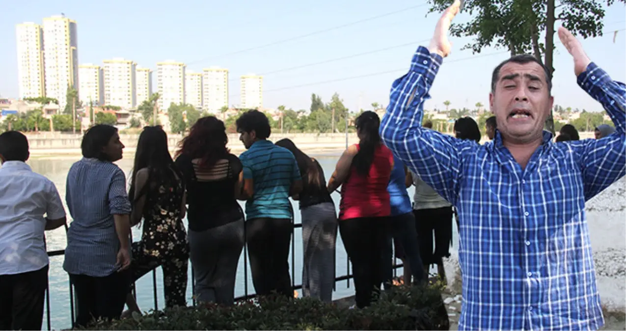 Baba, Nehirde Kaybolan Oğlunu Ararken Çevredekiler Canlı Yayın Derdine Düştü