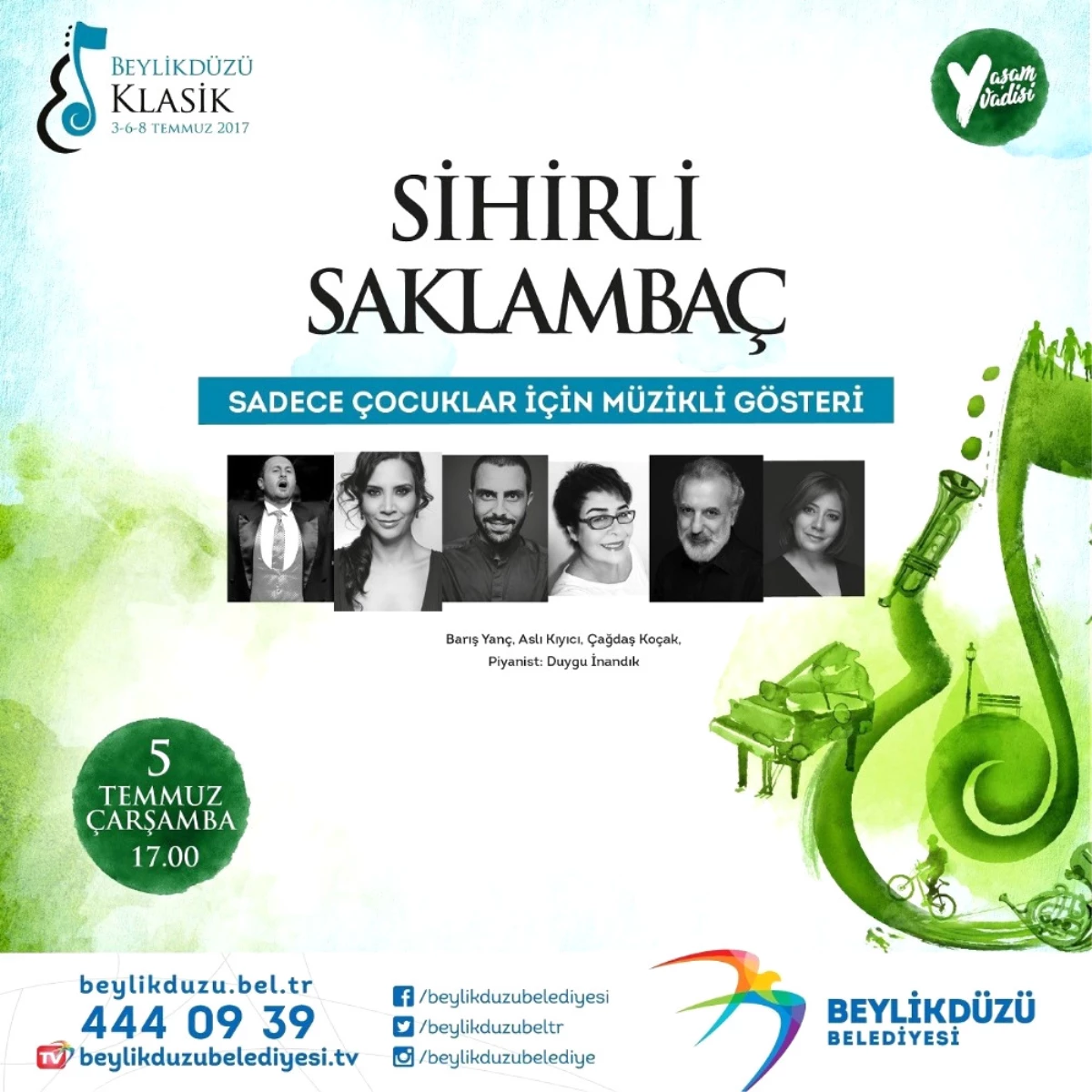 3. Beylikdüzü Klasik Konserleri 3 Temmuz\'da Başlıyor