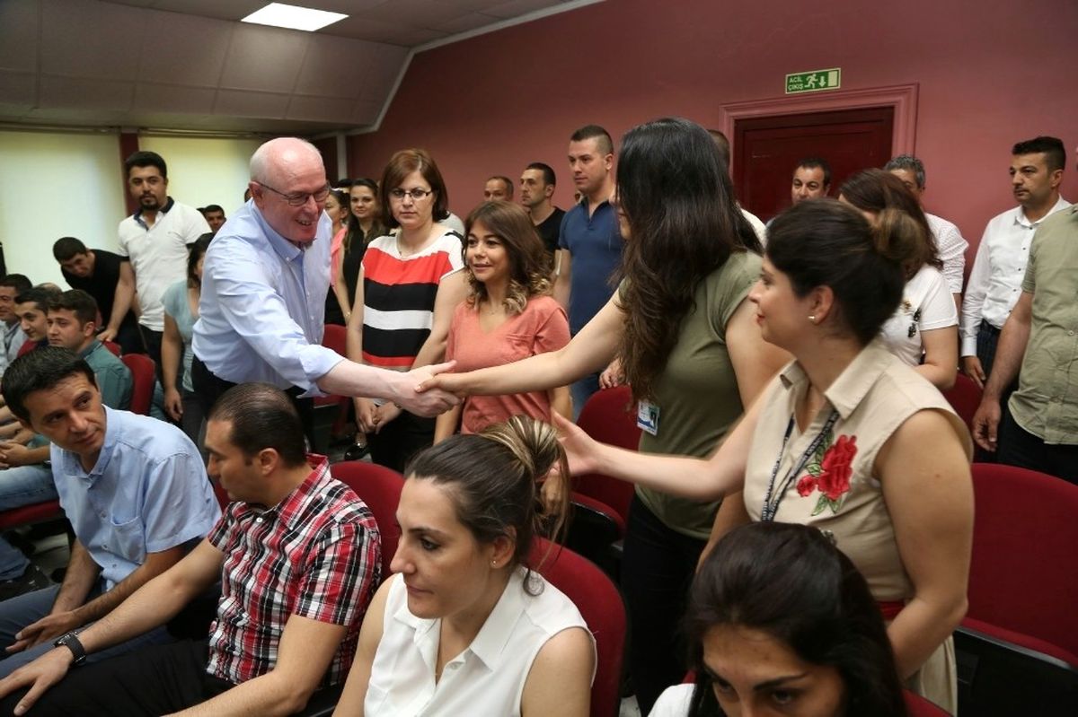 Başkan Kurt\'tan Bayramlaştığı Personele Teşekkür