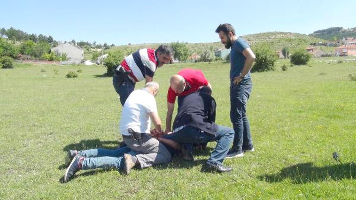 Cezaevi Firarisi Çayırda Yakalandı