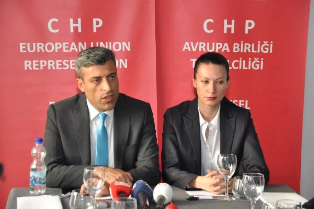 CHP Genel Başkan Yardımcısı Yılmaz Brüksel\'de Konuştu: "Adalet Yürüyüşüne Burada Büyük Bir Sempati...