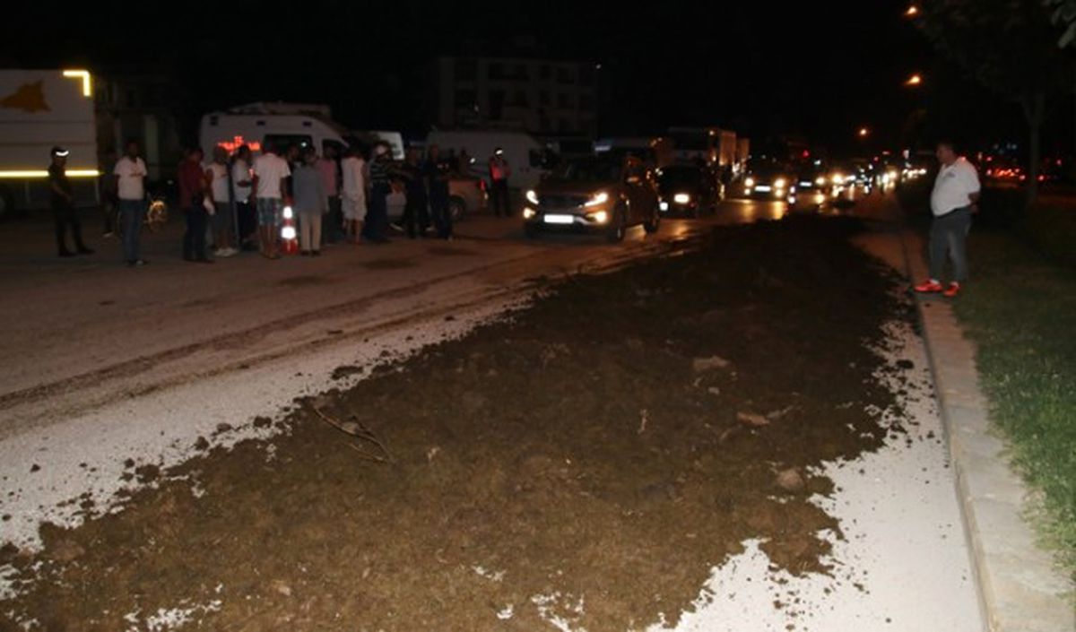 CHP\'lilerin Önüne Tezek Dökenlere 3 Bin Lira Ceza