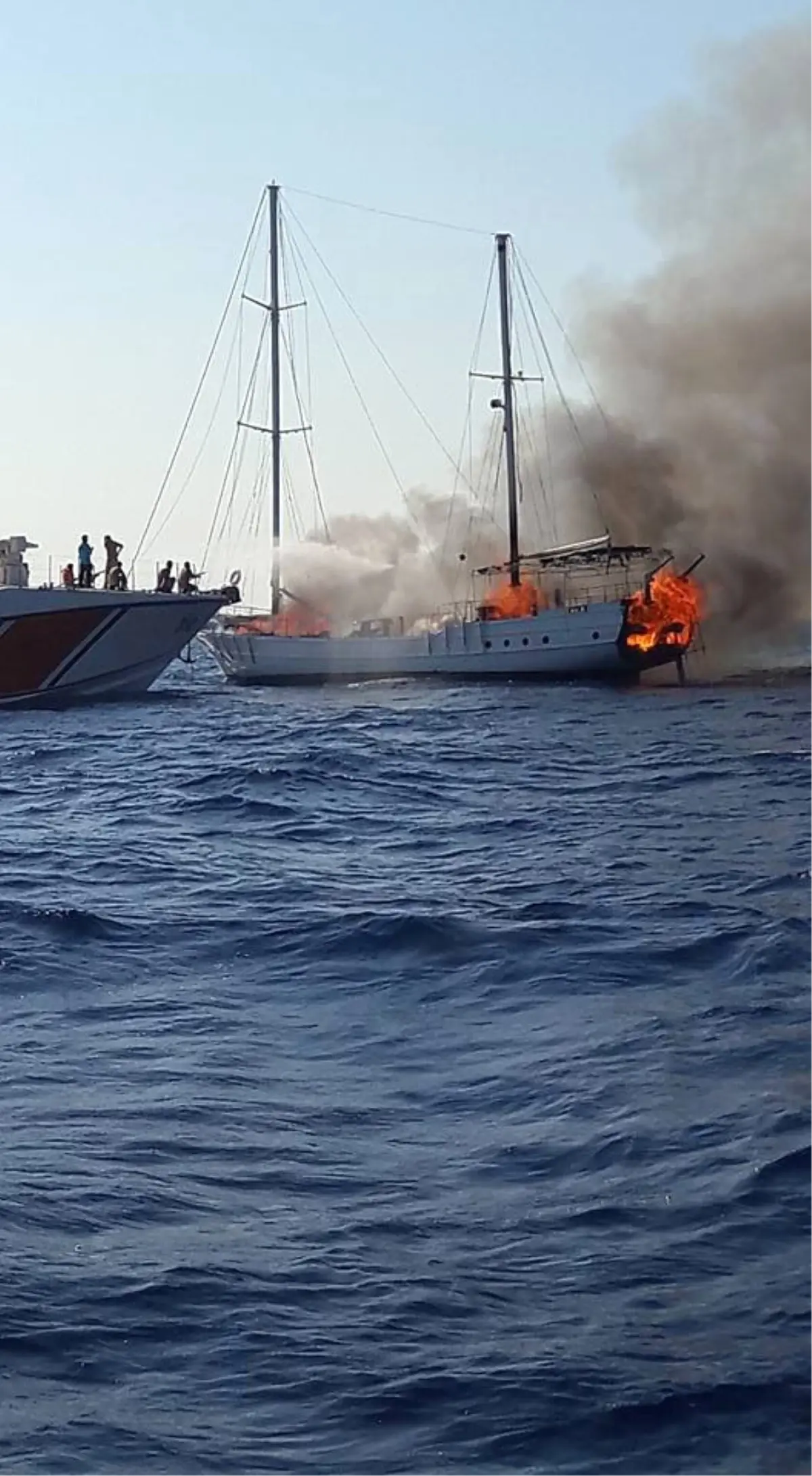 Dha Yurt - Gulet Yat Test Seyrinde Yanarak, Battı