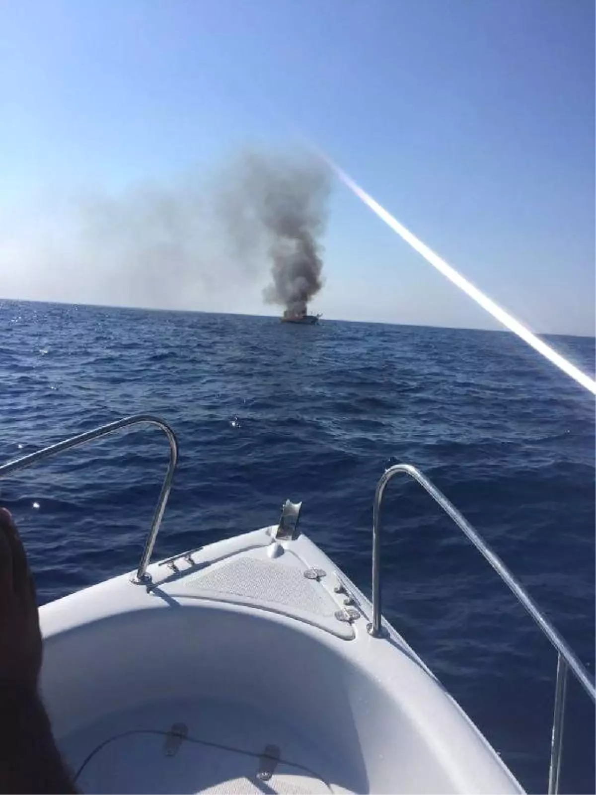 Gulet Yat, Test Seyrinde Yanarak Battı