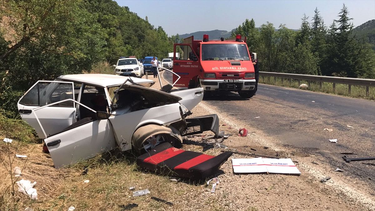 Güncelleme - Bursa\'da Trafik Kazası