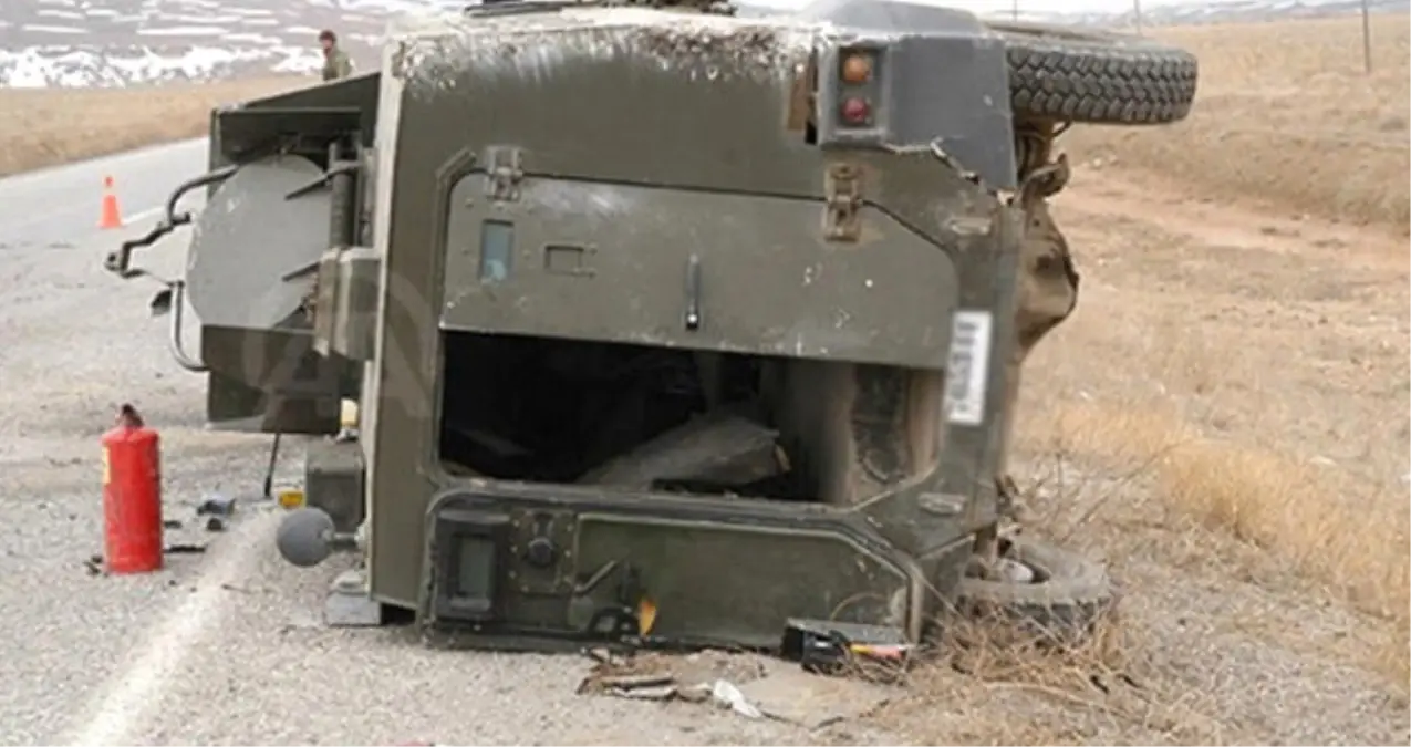 Kilis'te Askeri Araç Devrildi! 1 Uzman Çavuş Şehit Oldu, Bir Astsubay Yaralı