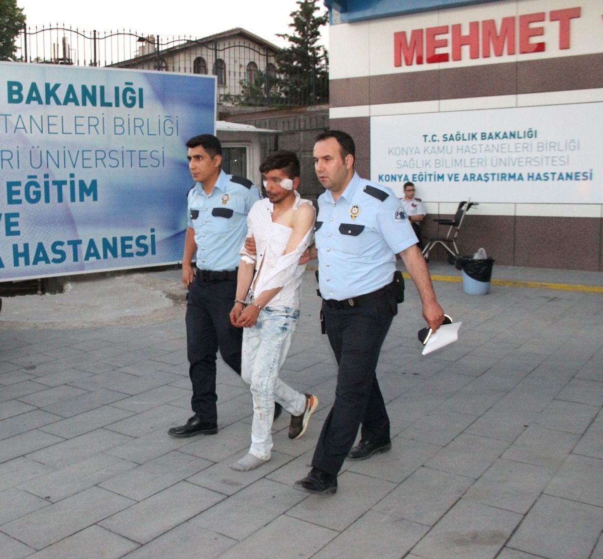 Konya\'da Afgan Taciz Şüphelisi Hastanelik Edildi