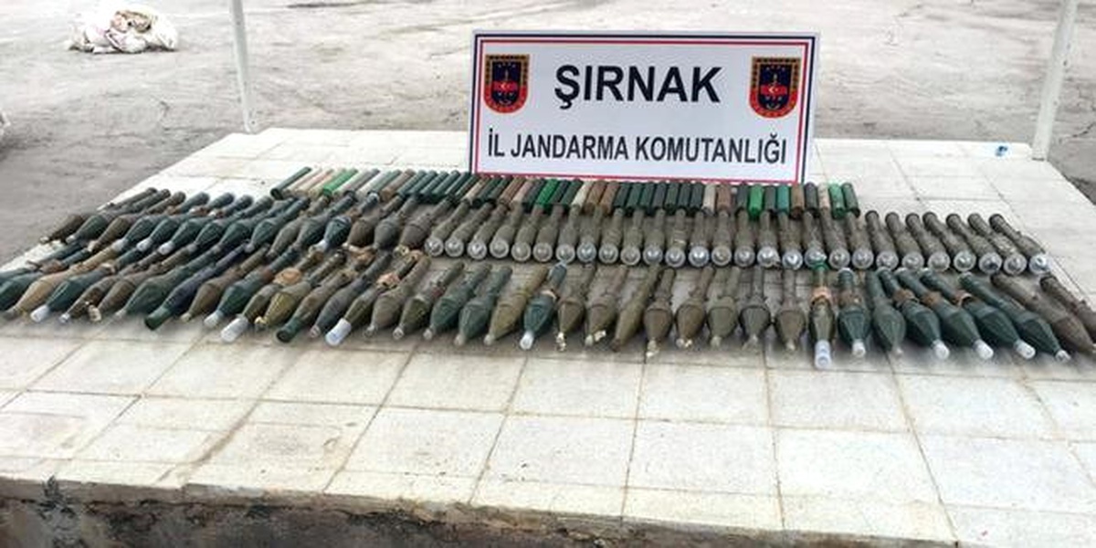 Şırnak\'ta 620 Roket Sevk Fişeği Ele Geçirildi