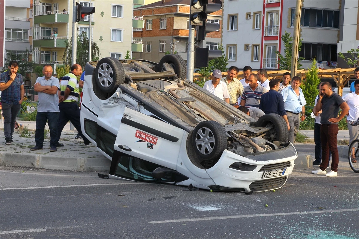 Tekirdağ\'da Trafik Kazası: 1 Yaralı