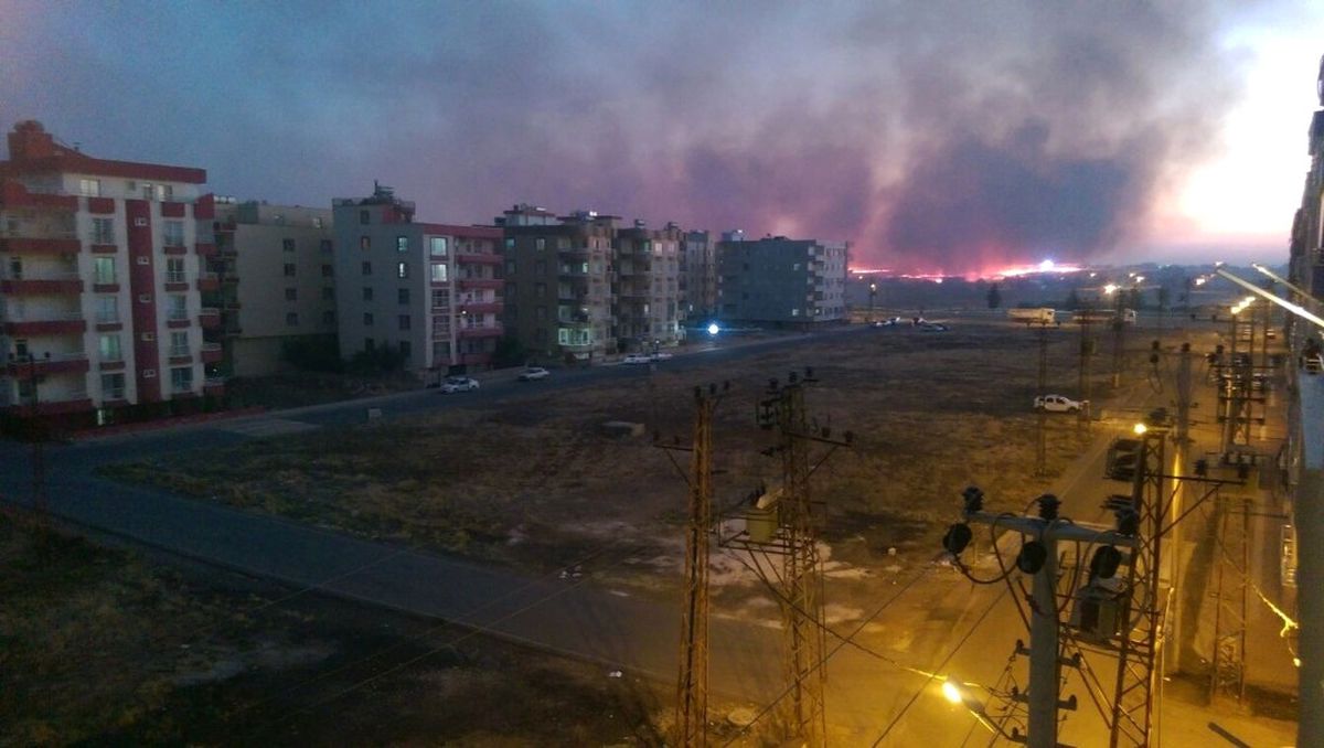 Viranşehir\'de Anız Yangını