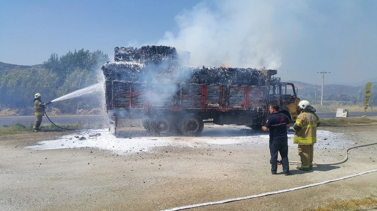 Yangına Bakıyordu, Bir Anda Kullandığı Araç Alev Topuna Döndü