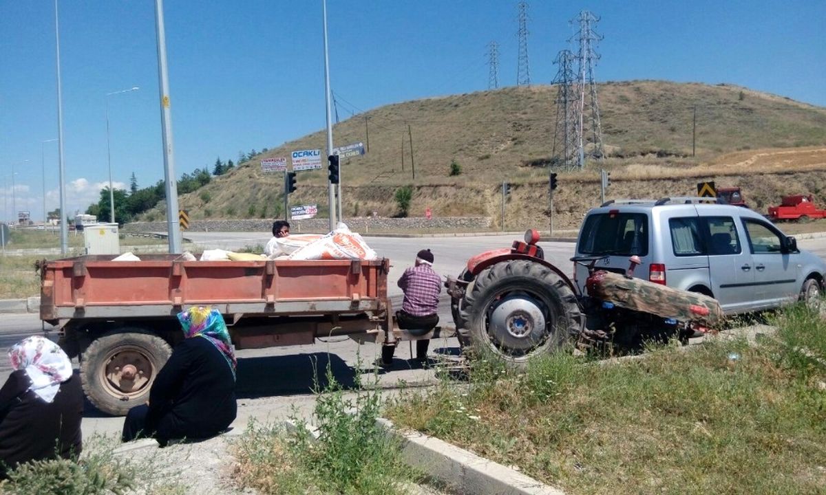 Çorum\'da Trafik Kazası: 1 Yaralı