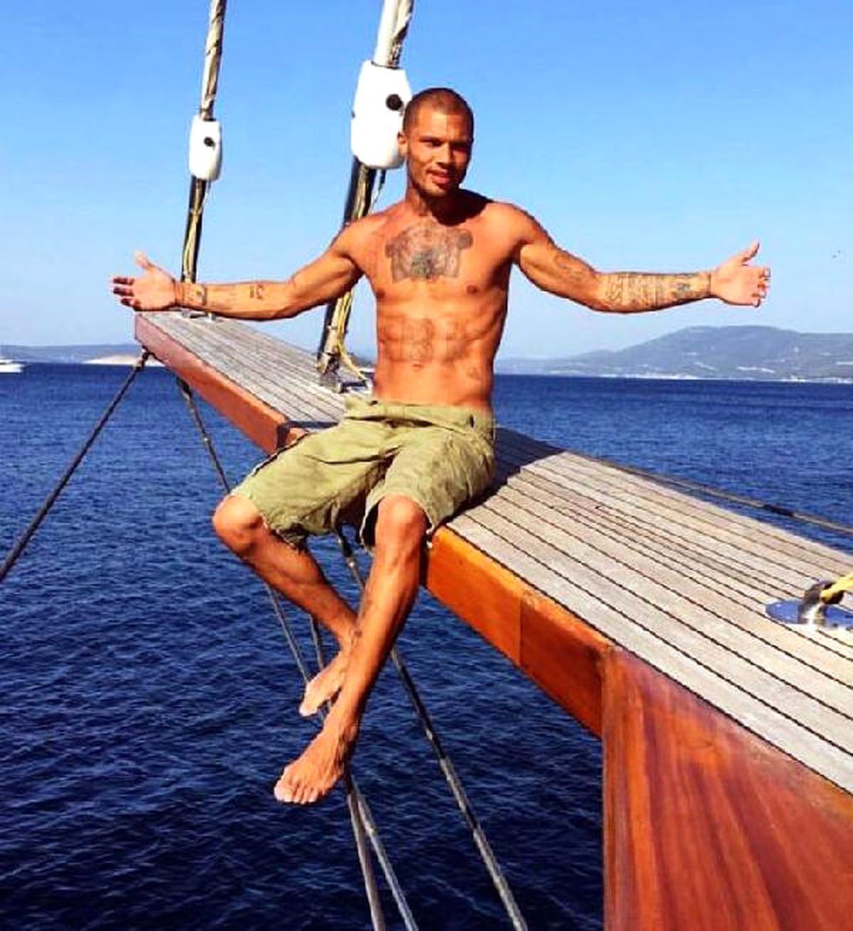 Jeremy Meeks, Bodrum\'da Mavi Yolculuğun Tadını Çıkardı