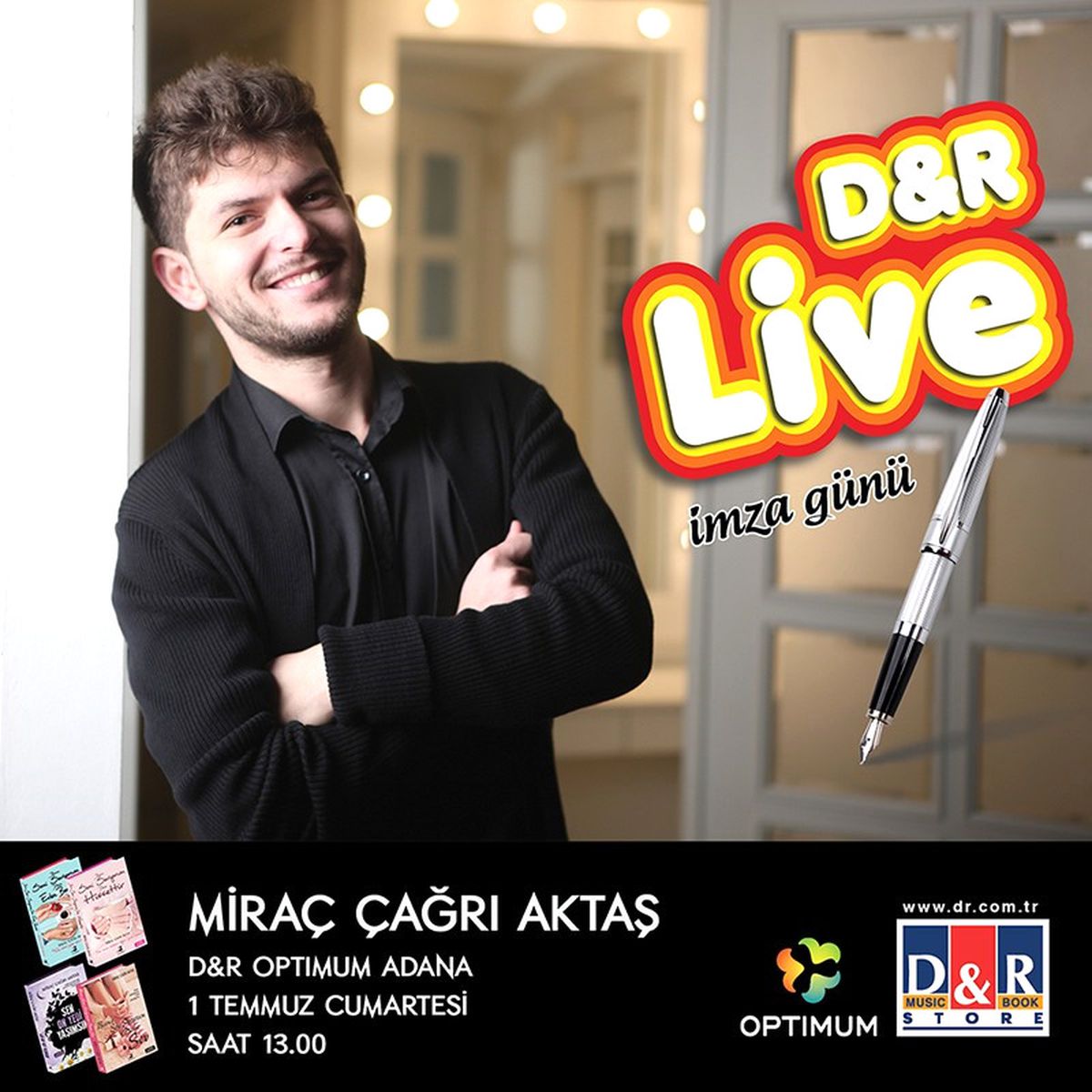 Miraç Çağrı Aktaş Okurlarıyla Buluşuyor