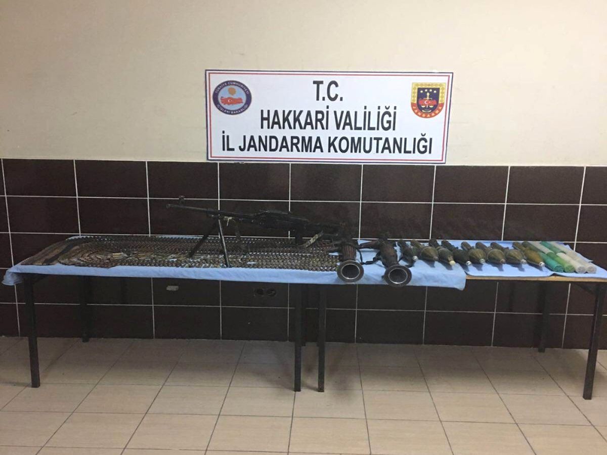 PKK\'ya Ait Sığınakta Silah ve Mühimmat Ele Geçirildi