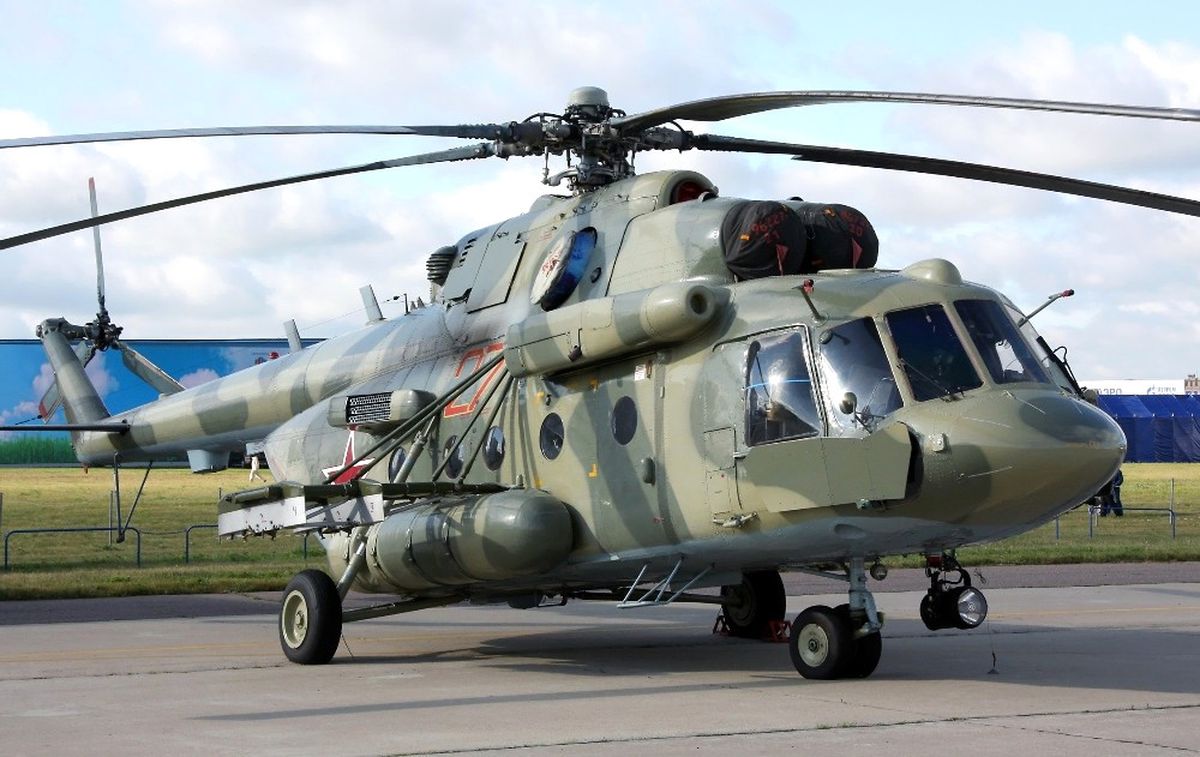 Rusya Pasifik Filosu Mi-8mt Helikopteri Dokuz Bin Kilometre Uçtu