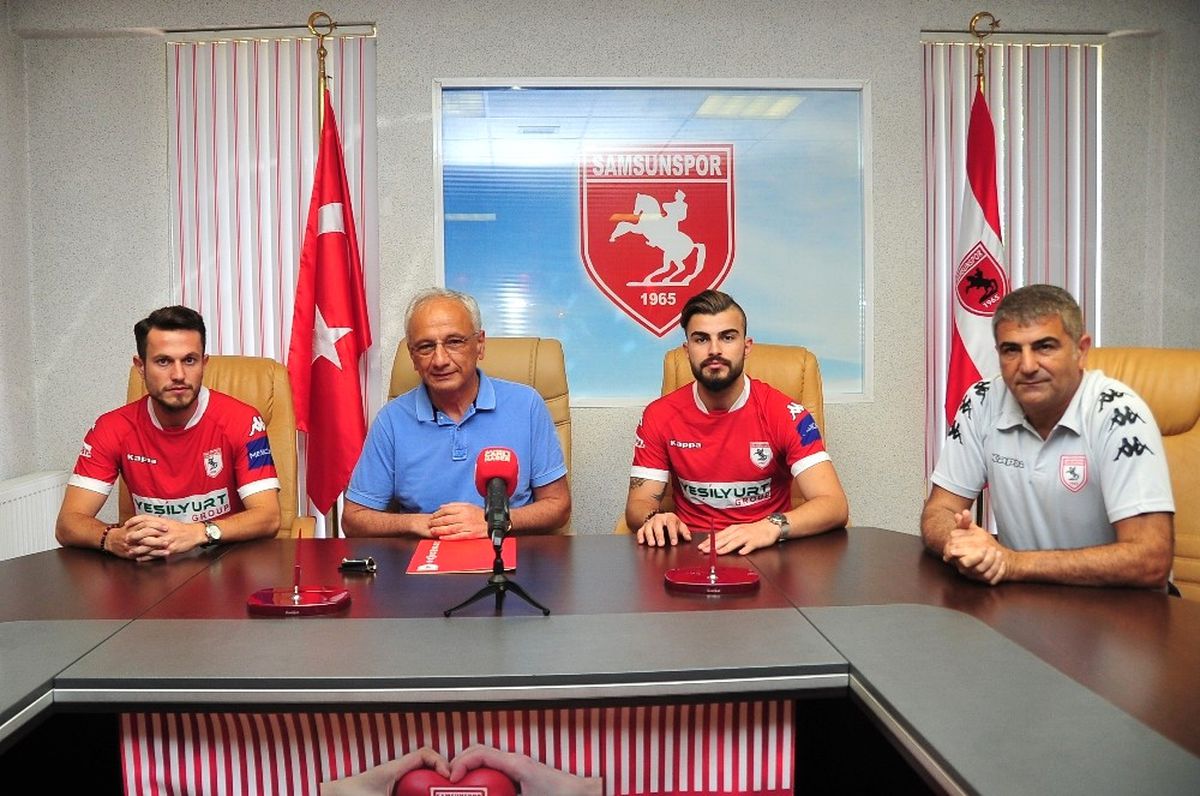 Samsunspor\'da Çifte İmza