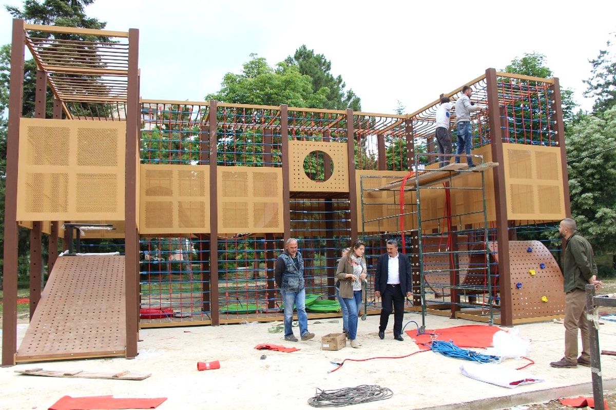 Seydişehir Belediyesinden İlk Macera Oyun Parkı