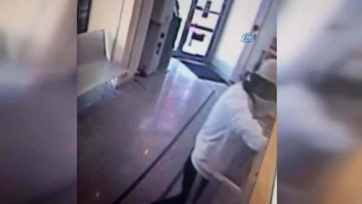 Şişli\'de Banka Soygunu Saniye Saniye Kamerada
