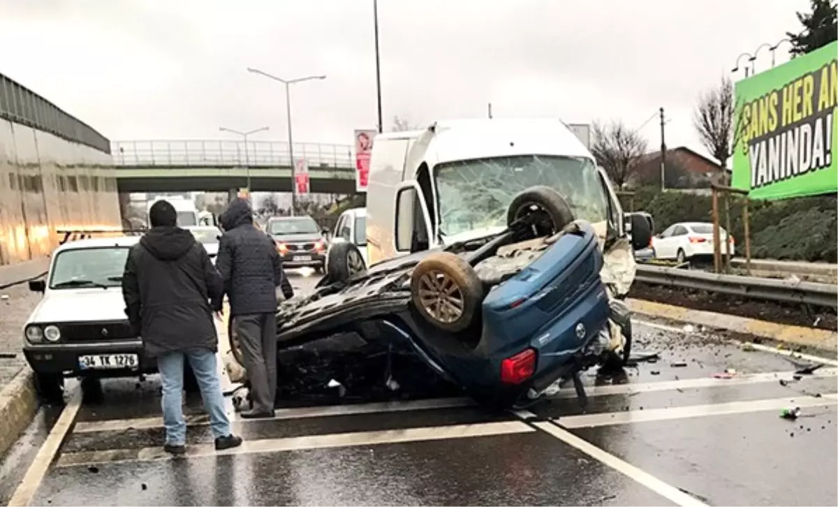 Beykoz\'da Trafik Kazası: 1 Yaralı