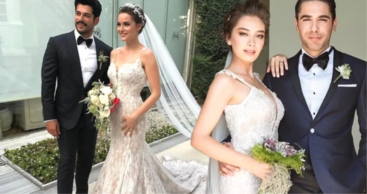 Fahriye Evcen, Gelinliği ve Saç Modeliyle Neslihan Atagül\'ün "Kopyası" Gibi