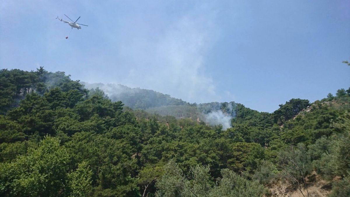 Kazdağları\'nda Yangın