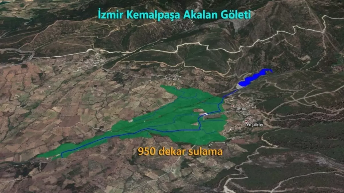 Kemalpaşa\'da Akalan Göletinin İhalesi Yapıldı