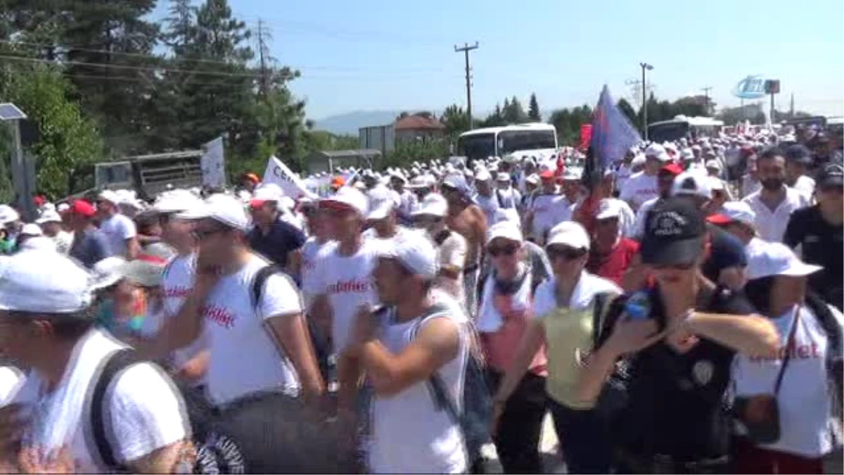 Kılıçdaroğlu, "Adalet Yürüyüşü"Nün 16. Gününde İkinci Molayı Verdi