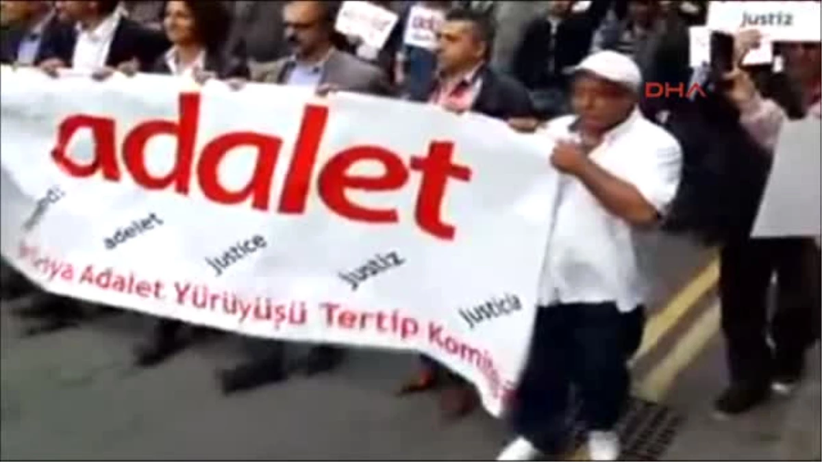 Londralı Türkler \'Adalet Yürüyüşü\'nde