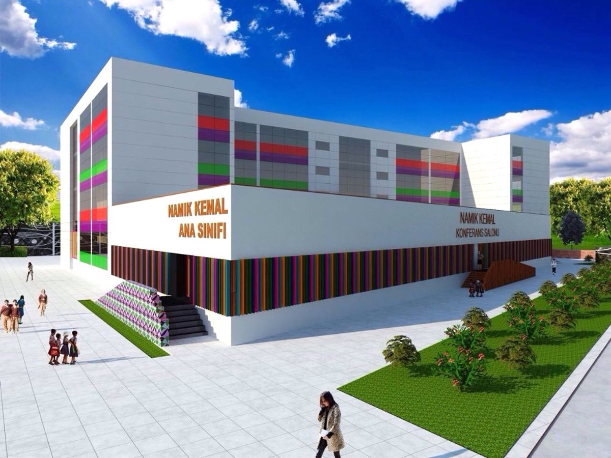 Namık Kemal İlkokulu Çelik Binadan Kurtuluyor