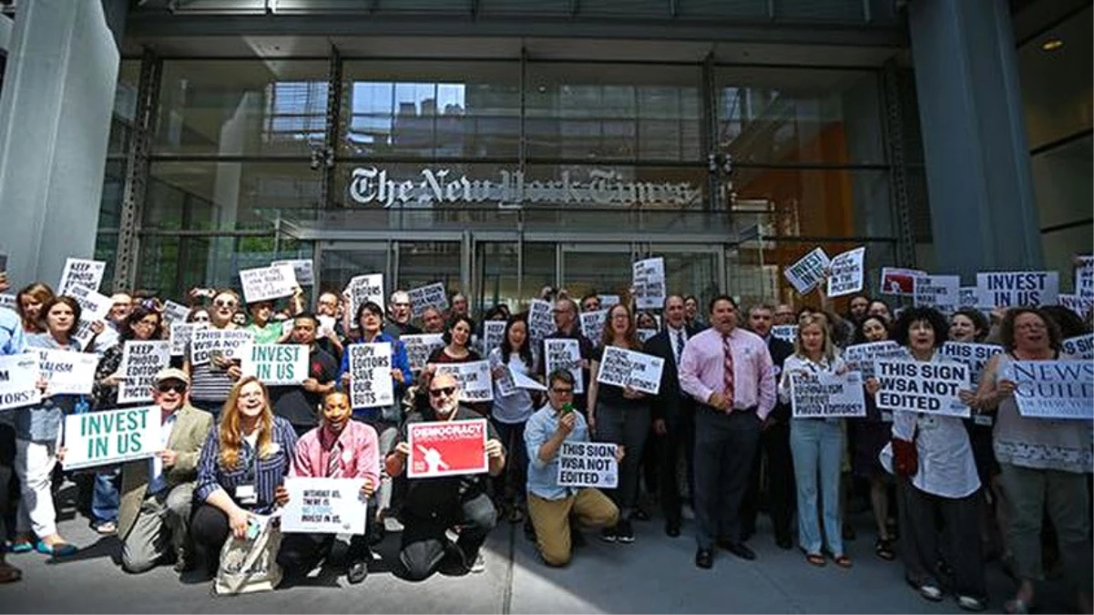 New York Times Çalışanlarından İş Bırakma Eylemi