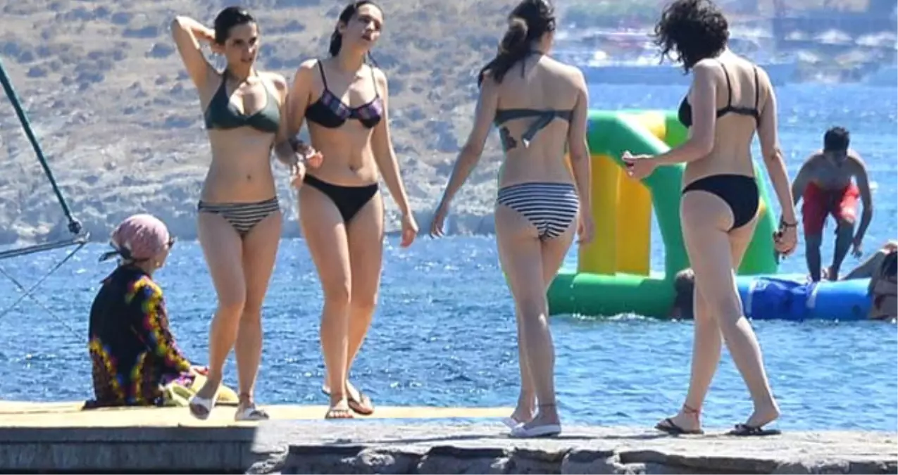 \'Söz\' Dizisinin Eylem\'i Meriç Aral Güzel Fiziği ile Bodrum\'u Salladı