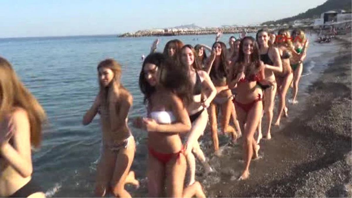 Antalya Güzeller Kemer\'de Kampa Girdi