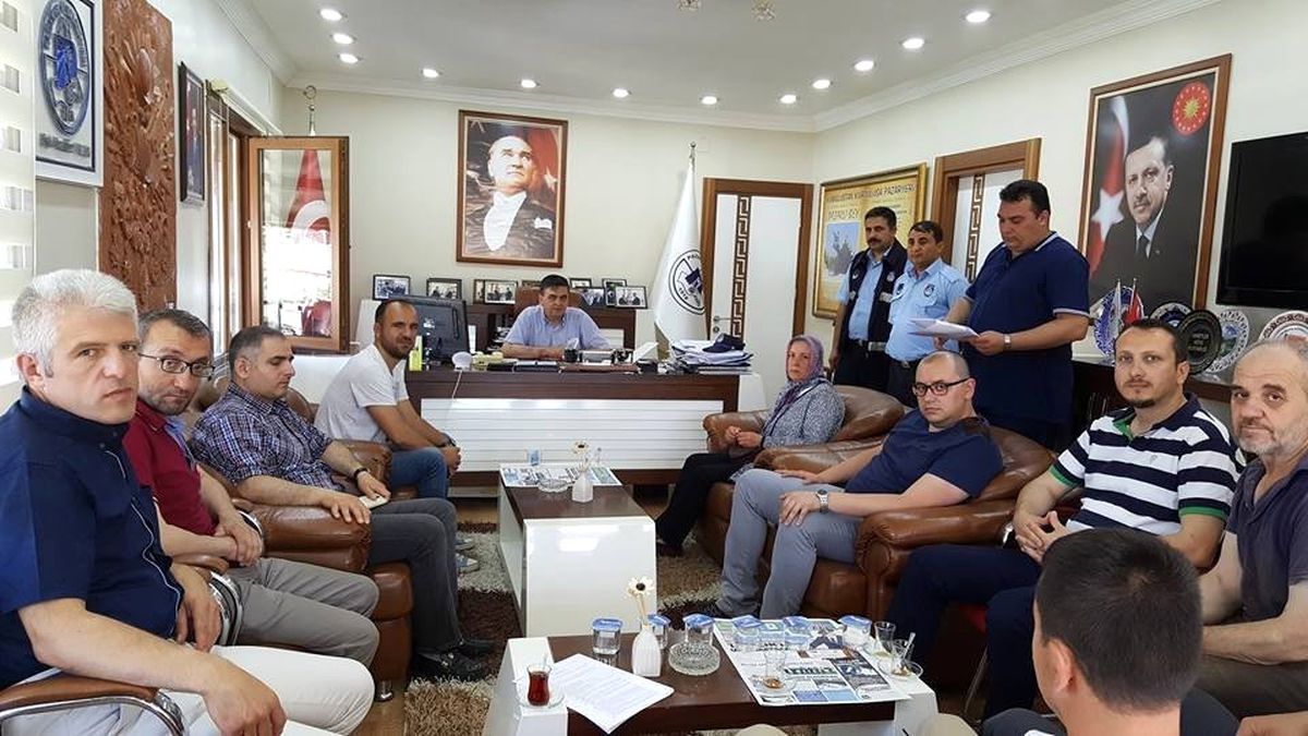 Başkan Yalçın, Apartman Yöneticileriyle Bir Araya Geldi