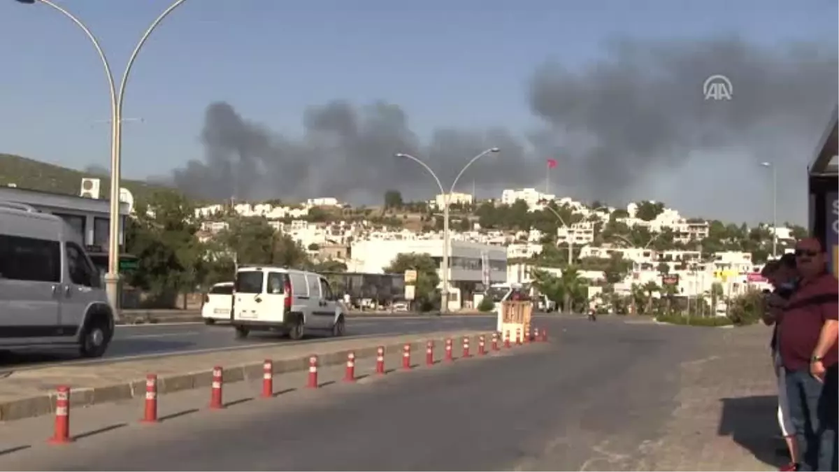 Bodrum Çöplüğünde Yangın - Yangın Ormanlık Alana Sıçradı