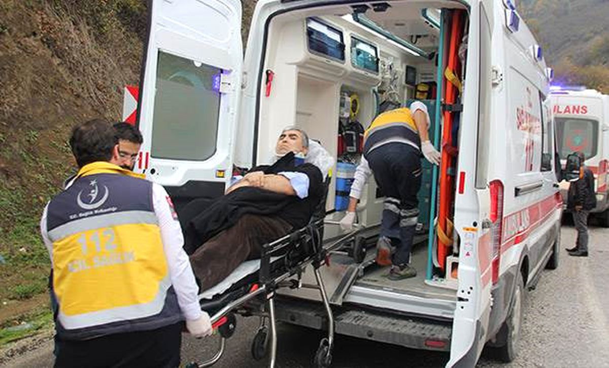 Düzce Yığılca Yolunda Trafik Kazası 1 Yaralı