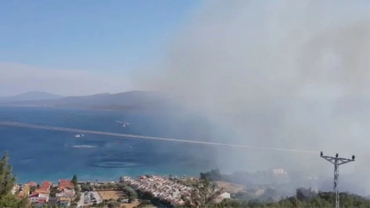 İzmir\'de İkinci Orman Yangını