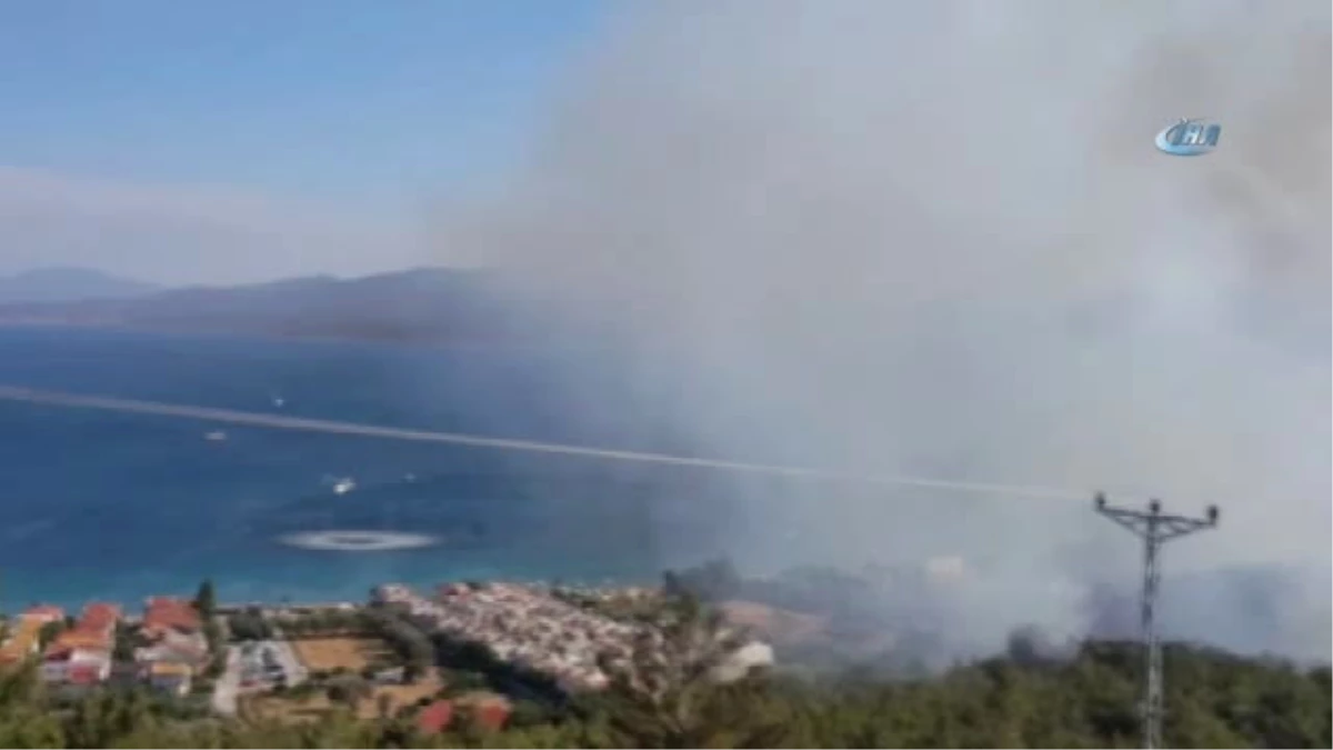 İzmir\'de İkinci Orman Yangını