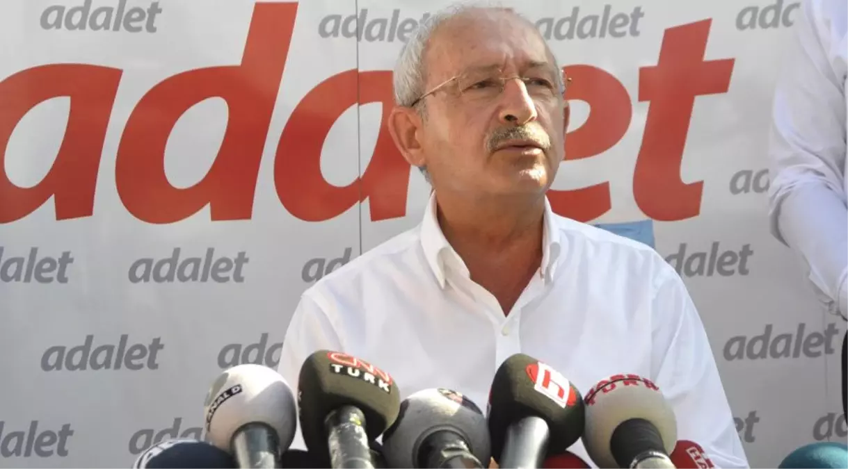 Kılıçdaroğlu: Ülkemize Adalet Gelene Dek Vazgeçmeyeceğiz