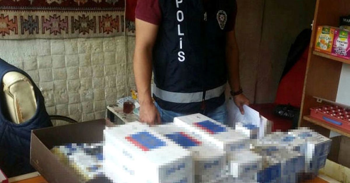 Mersin\'de Kaçak Sigara Operasyonu
