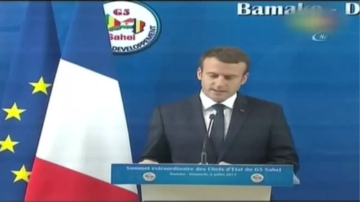 Mali\'de G5 Güvenlik Zirvesi- Fransa Cumhurbaşkanı Macron G5 Güvenlik Zirvesine Katıldı